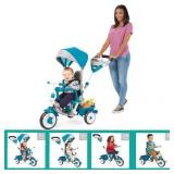 Little Tikes Perfect Fit 4-in-1 Trike, Teal - Convertible Toddler Tricycle