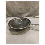 Calphalon Signature Nonstick 12" Flat-Bottom Wok with Cover