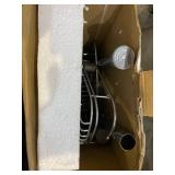 Zenna Home 2161PC Shower Tension Pole Caddy, Satin Chrome 60" - 97",,