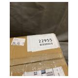 LANROS Farmhouse Kitchen Pendant Lighting with Handblown Clear Seeded Glass Shade, Adjustable Cord Mini Bubble Glass Ceiling Light Fixture for Kitchen Island Sink, Matte Black Finish, 10inch, 1 Pack