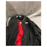 Lincoln Electric Heavy Duty Leather Welding Jacket | Ideal for High Amperage or Out of Position Welding | K2989-XXXL Black/Red