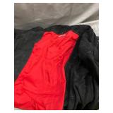 Lincoln Electric Heavy Duty Leather Welding Jacket | Ideal for High Amperage or Out of Position Welding | K2989-XXXL Black/Red