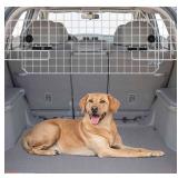 Gtongoko Adjustable Dog Car Barriers for SUV,Vehicles,Cars,Heavy Wire Mesh Universal Vehicle Separator,Pet Compartment Door in Cargo Area of Vehicle Trunk