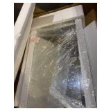 SONGMICS Lockable Jewelry Cabinet Armoire with Mirror, Wall-Mounted Space Saving Jewelry Storage Organizer, White UJJC51WT