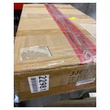 SONGMICS Lockable Jewelry Cabinet Armoire with Mirror, Wall-Mounted Space Saving Jewelry Storage Organizer, White UJJC51WT