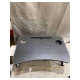 Lap Desk for Bed, QEFUO Laptop Bed Tray with Storage Drawer/Cup Holder, Multi Func...