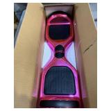 Longtime 6.5" Chrome Metallic Hoverboard Self Balancing Scooter with Speaker LED Lig