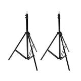 Amazon Basics Aluminum Light Photography Tripod Stand with Case - Pack of 2, ...