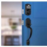 REVOLO Electronic Keypad Deadbolt, Keyless Entry Door Lock,Keyed Entry,Auto Lock, Door Lock with Handle, Front Door Handle Sets, Anti-Peeking Password