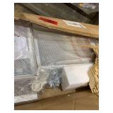 NATRKE 4 Tier Bookshelf, Metal Ladder Shelf, Freestanding Storage Shelves, Storage Rack Shelf for Office, Bathroom, Living Room,White