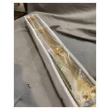 Neodrain Brushed Brass 24-Inch Linear Shower Drain- With 2-in-1 Flat & Tile insert Cover, Brushed 304 Stainless Steel Rectangle Shower Floor Drain,Floor Shower Drain