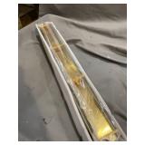 Neodrain Brushed Brass 24-Inch Linear Shower Drain- With 2-in-1 Flat & Tile insert Cover, Brushed 304 Stainless Steel Rectangle Shower Floor Drain,Floor Shower Drain