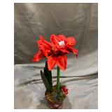 HOMESEASONS Artificial Amaryllis Arrangement