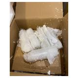 Cuaulans Gold Crystal Chandelier, Modern Gold Pendant Ceiling Light Fixture for Dining Room Bathroom Bedroom Livingroom