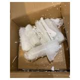 Cuaulans Gold Crystal Chandelier, Modern Gold Pendant Ceiling Light Fixture for Dining Room Bathroom Bedroom Livingroom