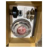 Hunter 44in Bennett Low Profile Ceiling Fan in Brushed Nickel with LED Globe and Handheld Remote