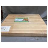 John Boos Maple Wood Edge Grain Reversible Cutting Board, 24 x 18 x 2.25 Inches