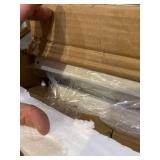 NATRKE 4 Tier Bookshelf, Metal Ladder Shelf, Freestanding Storage Shelves, Storage Rack Shelf for Office, Bathroom, Living Room,White