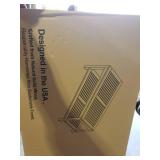 Solid Acacia Wood Outdoor Patio Coffee Table in Dark Brown