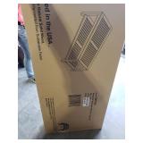 Solid Acacia Wood Outdoor Patio Coffee Table in Dark Brown