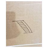 Flash Furniture Decorative White Metal King Size Headboard