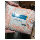 Comfort Spaces Reversible Quilt Set - Double Sided Vermicelli Stitching Design, (Needs Washed)