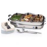 Elite Platinum EWM-9933 Triple Deluxe Buffet Server