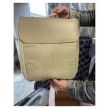 Lulyboo Diaper Bag Backpack, Full Open Cabinet and Padded Changing Station, Removeable Caddy with Two Drink Holders and Angled Cell Phone Storage for Easy Viewing, Universal Stroller Hanger