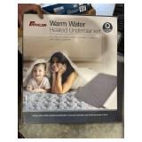 Parklon Onsu Mat - Water Heated Mattress Pad (queen Size, Washable, 110v)
