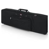 Gator Cases Padded Keyboard Gig Bag; Fits Slim Line 88 Note Keyboards