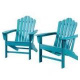 Ehome Expert Classic Outdoor Adirondack Chair Set of 2