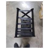 Foldable Black Wood Suitcase Holder