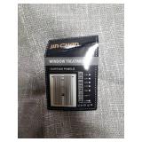 Jin Chan Blended Weave Window Treatment Curtain Panels (SET OF 2)