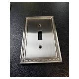 Franklin Brass Classic Beaded Single Switch Wall Plates (2 PACK)
