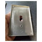 Franklin Brass Classic Beaded Single Switch Wall Plates (2 PACK)