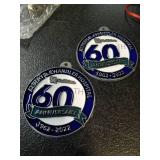 UK Healthcare Anniversary Pendants (2 PACK)