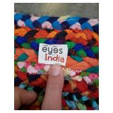 Eyes of India Round Boho Area Rug