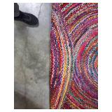 Eyes of India Round Boho Area Rug