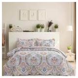 Bedsure Get Cozy Microfiber Quilt Set (Queen Size)