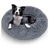 Plush Doughnut Style Pet Bed (Size M)