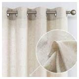 Jin Chan Blended Weave Window Treatment Curtain Panels (SET OF 2)