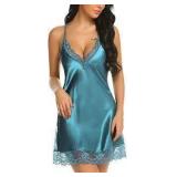 Avidlove Womens Sexy Satin Nightwear (Size S)