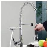 Hossly Single-Handle Pull-Down Kitchen Faucet