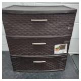 Three Drawer Storage