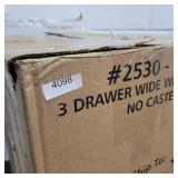Three Drawer Storage