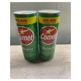 - 2 Sealed bottles 21 OZ COMET CLEANSER