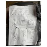 Adjustable Bar Stool with Armrest, Square Back Swivel Double Stitching with Back Bar Stool