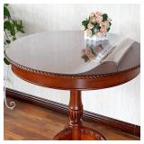 New Version 1.5mm Thick Clear 47 Inch Round Table Cover, Round Table Protector
