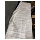 Syrinx Adult Weighted Blanket 15 lbs Navy Blue with Warm Sherpa & Minky Fabric