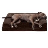 Pet Beds for Small, Medium, and Large Dogs and Cats - Plush and Suede Sofa, Comfy Couch Dog Bed